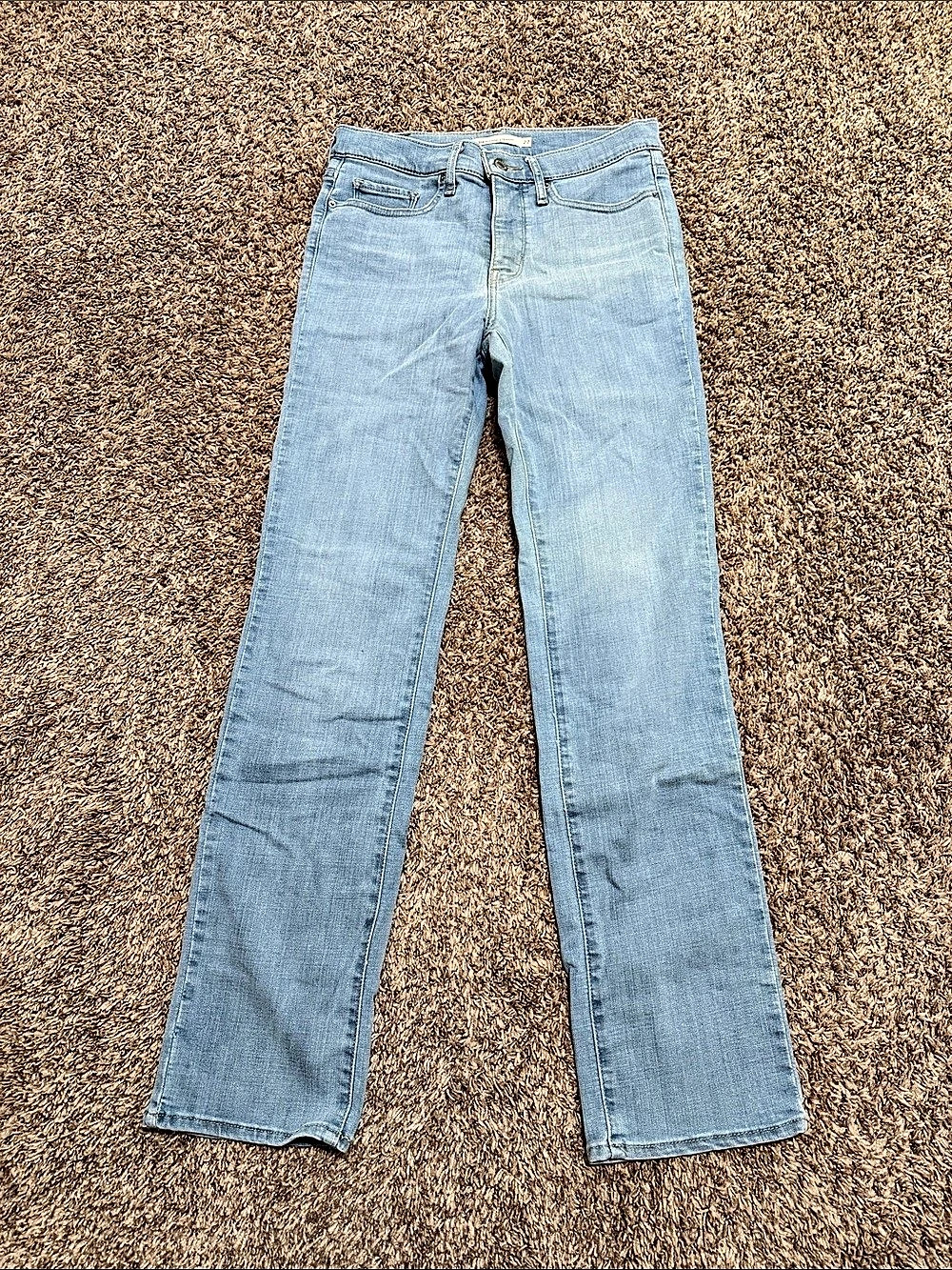 Levi's 314 Shaping Straight Jeans Blue Waist 27